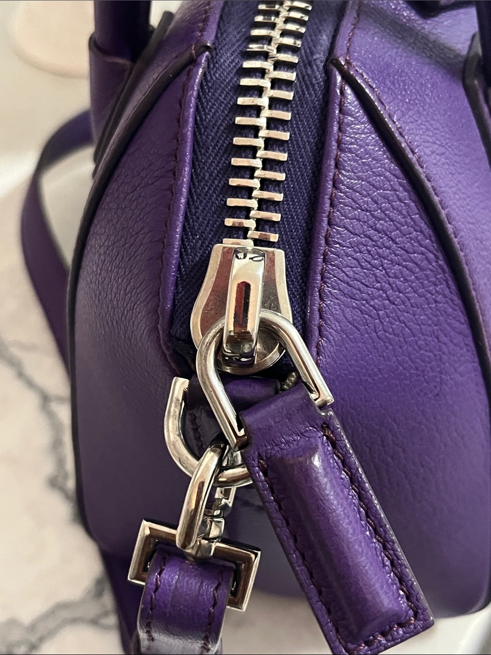 Givenchy Purple Antigona Mini Satchel - Picture 4 of 10